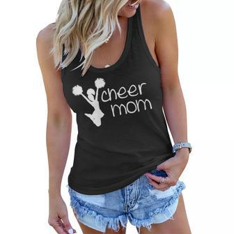 Cheer Mom Cheerleader Squad Team Gift For Womens Women Flowy Tank | Mazezy