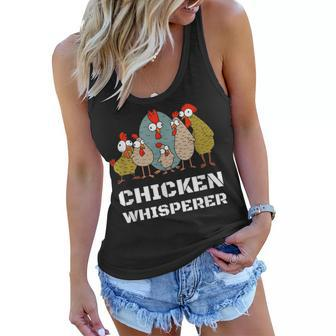 Chickens For Farmers Chicken Keepers & Chicken Whisperer Women Flowy Tank | Mazezy