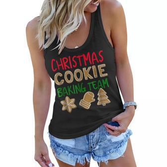 Christmas Cookie Baking Team Matching Holiday Women Flowy Tank | Mazezy