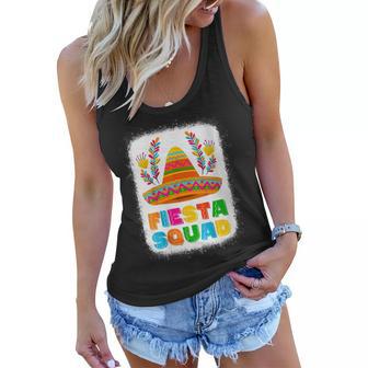 Cinco De Mayo Fiesta Squad Mexican Party Cinco De Mayo Party Gift For Womens Women Flowy Tank - Thegiftio UK