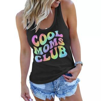 Cool Moms Club Tie Dye Cool Mom Club Mama Mom Women Flowy Tank | Mazezy