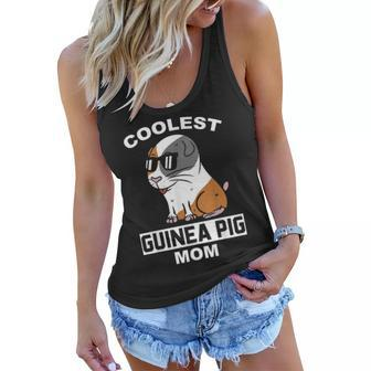 Coolest Guinea Pig Mom Funny Pet Mother Women Flowy Tank - Seseable