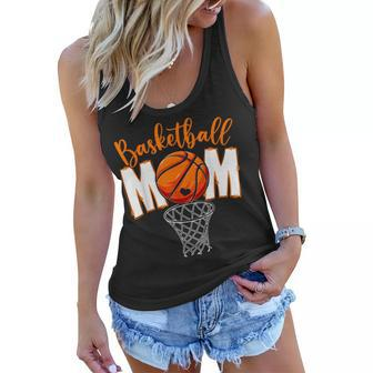 Cute Basketball Mom Mama Mothers Day From Son Daughter Boys Women Flowy Tank - Thegiftio UK