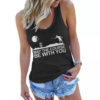 Disc Golf May The Course Be With You Classic Women Flowy Tank - Thegiftio UK