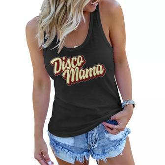 Disco Mama Queen Mom Matching Couple Mothers Day Retro Women Flowy Tank - Seseable