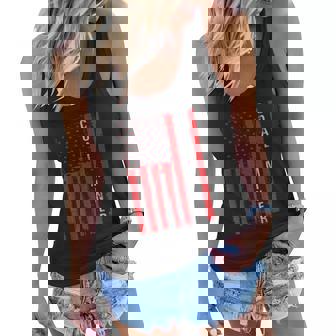 Distressed American Flag Coal Miner Mining Proud Men Gifts Women Flowy Tank - Thegiftio