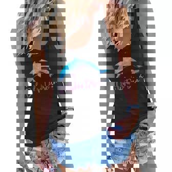 Dolphin Dreams Women Girls Kids Mom Vintage Beach Lover Gift Women Flowy Tank | Seseable CA