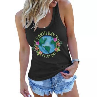 Earth Day Everyday Save The Planet Mother Earth Environment Women Flowy Tank | Mazezy
