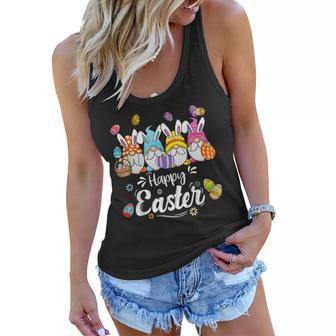 Easter Bunny Gnome Easter Eggs Hunting Women Kids Toddlers Women Flowy Tank | Mazezy
