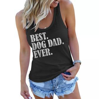 Fathers Day Gifts From Wife Kids Best Dog Dad Ever Gift For Mens Women Flowy Tank | Mazezy