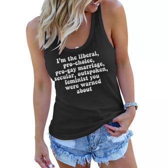 Feminist Empowerment Womens Rights Social Justice March Women Flowy Tank | Mazezy