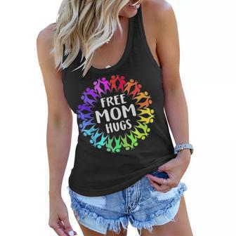 Free Mom Hugs Pride Lgbt Gift V2 Women Flowy Tank - Seseable