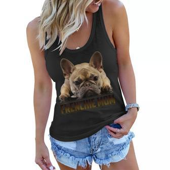 Frenchie Mom Shirt Mothers Day Gift For French Bulldog Mom Women Flowy Tank | Mazezy