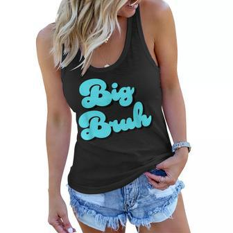 Funny Big Brother Older Sister Blue Graphic Letter Print Women Flowy Tank | Mazezy