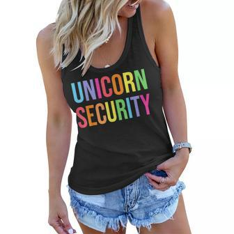 Funny Birthday Girl Gifts Dad Mom Daughter Unicorn Security Women Flowy Tank | Mazezy