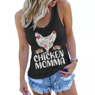 Funny Chicken Momma For Women Mothers Day Women Flowy Tank - Thegiftio UK