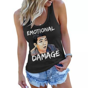Funny Emotional Damage Sarcastic Meme The Asian Guy Women Flowy Tank | Mazezy