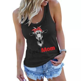Funny Goat Mom Shirt Mothers Day Gift Lovers Girl T-Shirt Women Flowy Tank | Mazezy