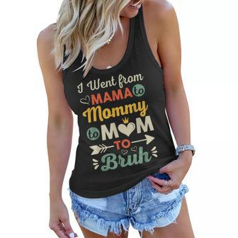 Funny Mothers Day Design I Went From Mama For Wife And Mom Women Flowy Tank | Mazezy UK