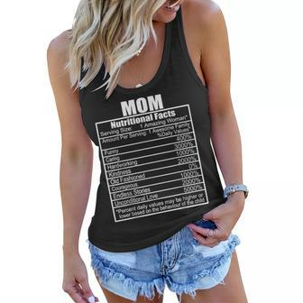Funny Mothers Day Nutrition Facts Mom Nutritional Facts Women Flowy Tank - Thegiftio UK