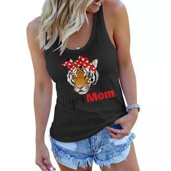 Funny Tiger Mom Shirt Mothers Day Gift Lovers Girl Women Flowy Tank | Mazezy