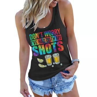 Funny Two Shots Tequila Dont Worry Ive Had Both My Shots Women Flowy Tank | Mazezy DE