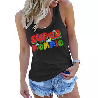 Gamer Mommio Super Mom Mothers Day Funny Gift From Kids Women Flowy Tank | Mazezy DE