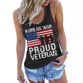 Gift For Military Men Women Proud Korean War Veteran Women Flowy Tank - Seseable