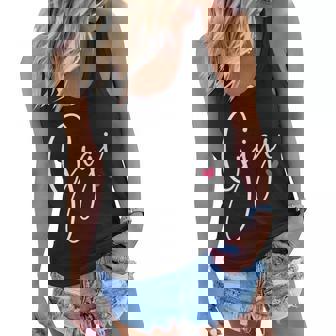 Gigi For Grandma Women Christmas Birthday Gift Women Flowy Tank | Mazezy