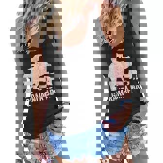 Grandma Bear Mothers Day Funny Two Cub Kids Grandmom Women Flowy Tank - Thegiftio