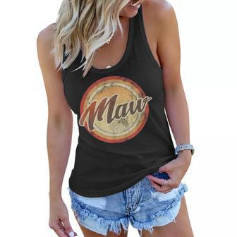 Graphic 365 Maw Vintage Mothers Day Funny Grandma Gift Women Flowy Tank - Seseable