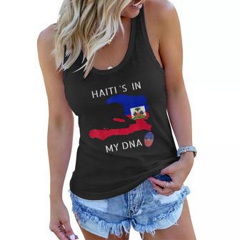 Haiti Is In My Dna Haitian Flag Day Pride Haiti Women Flowy Tank - Thegiftio UK