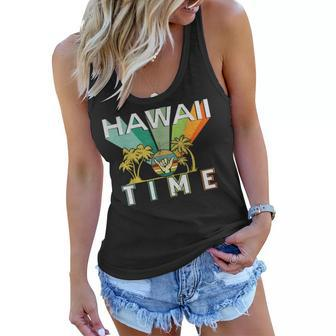 Hawaii Vintage Beach Retro Hawaiian Shaka Shaka Mens Womens Women Flowy Tank | Mazezy