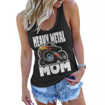 Heavy Metal Mom Retro Monster Truck Music Mother Women Flowy Tank - Seseable