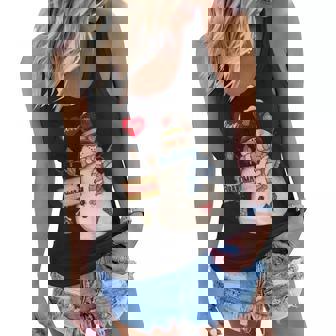 I Love Being A Grandma Snowman Shirt Gift For Christmas Day Women Flowy Tank | Mazezy