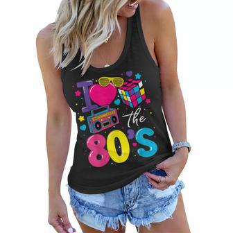 I Love The 80S 80S Party Retro Men Women Kids Women Flowy Tank | Mazezy