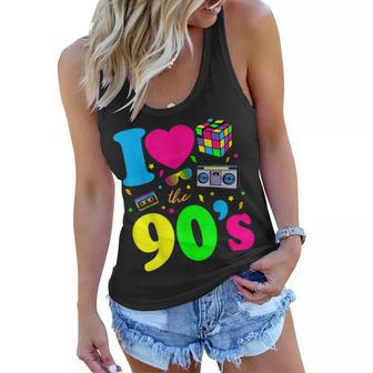 I Love The 90S Clothes For Women And Men Party Funny Women Flowy Tank | Mazezy