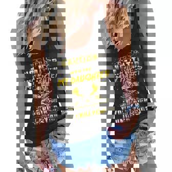 If You Hurt My Daughter Gift For Men Father Day Women Flowy Tank | Mazezy