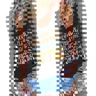 If Your Kid Bullies Mine I Hope You Can Fight Too Sarcastic Women Flowy Tank - Seseable