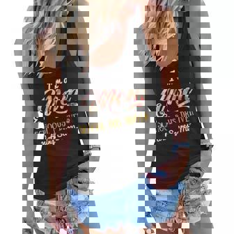 Im A Mom & School Bus Driver Nothing Scares Me 264 Women Flowy Tank - Seseable