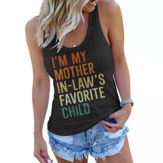 Im My Mother-In-Laws Favorite Child Funny Son In Law Women Flowy Tank | Mazezy