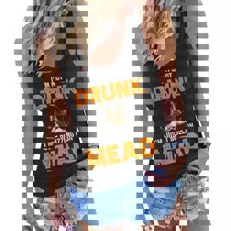 Im Not Drunk Im Just Buzzing On Mead Honey Wine Meadery Women Flowy Tank - Thegiftio