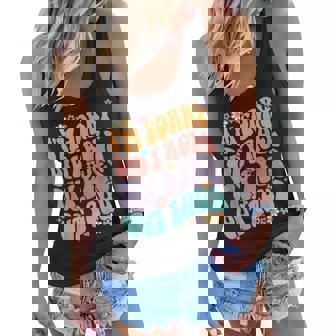 Im Sorry Did I Roll My Eyes Out Loud Funny Sarcastic Groovy Women Flowy Tank - Thegiftio