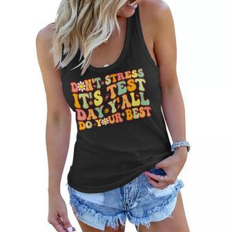 Its Test Day Yall Funny Testing Day For Teacher Or Student Women Flowy Tank - Thegiftio UK