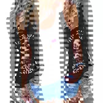 Just A Girl Who Loves Pandas Cute Panda Women Flowy Tank | Mazezy