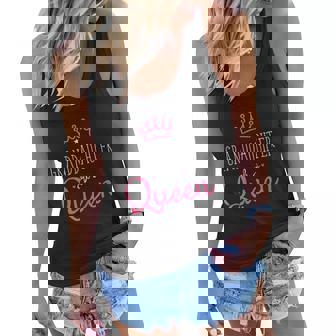 Kids Grandma Granddaughter Matching Queen Princess Women Flowy Tank - Thegiftio