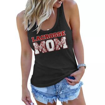 Lacrosse Mom Womens Gift Lax Sports Mother Funny Gift Women Flowy Tank - Seseable