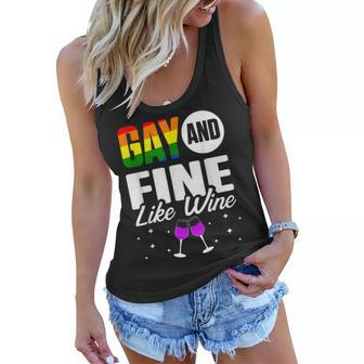 Lgbt Pride Gay Bachelor Party Fine Wine Engagement Women Flowy Tank | Mazezy
