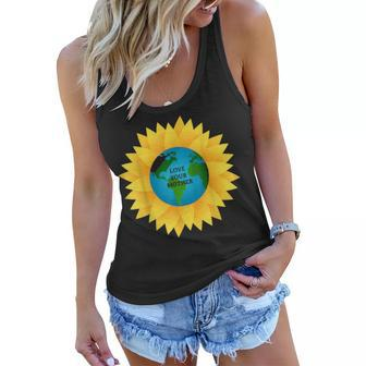 Love Your Mother Earth Save The Planet T S Gift Women Flowy Tank - Seseable