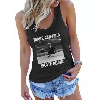 Make America Skate Again Shirt T-Shirt Women Flowy Tank - Thegiftio UK